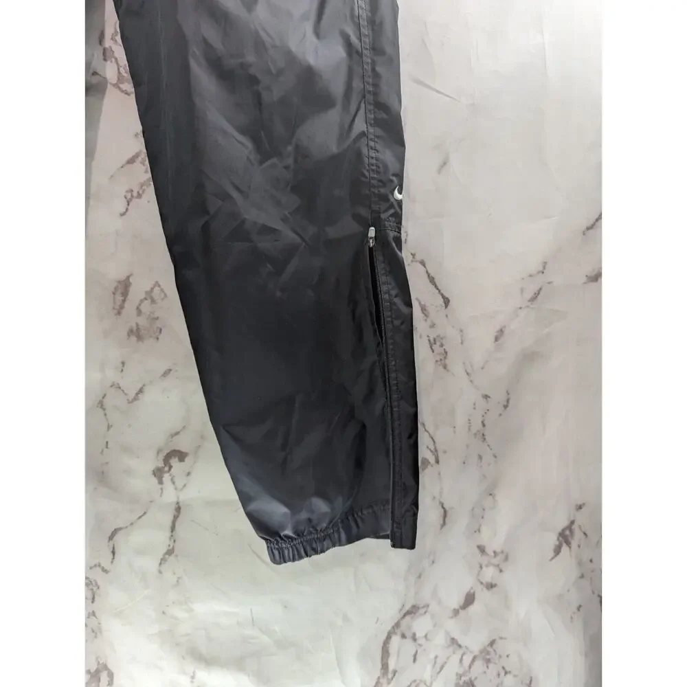 Vintage Nike Pant Womens Large Windbreaker Track Black Lightweight Shell 90s